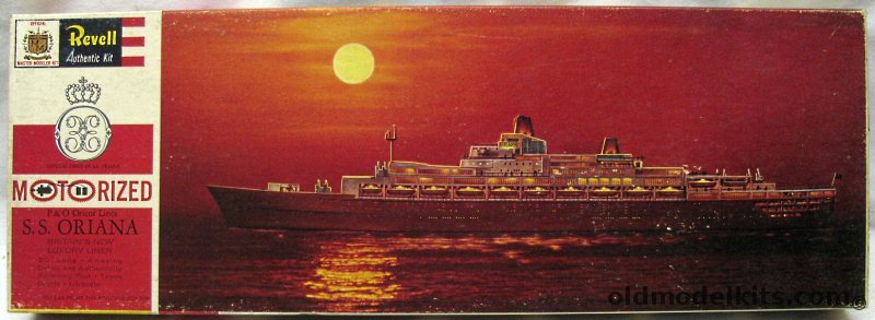 Revell 1/493 P & O Liner SS Oriana - Motorized Ocean Liner  Master Modelers Issue, H401-398 plastic model kit